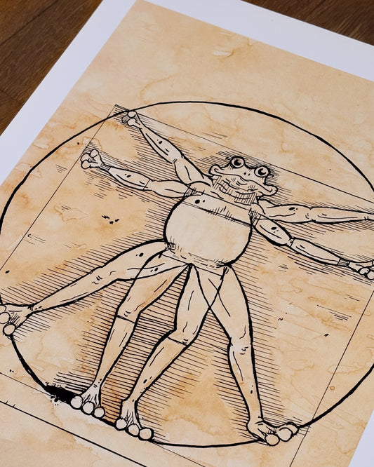 Print „Vitruvian Froggo“